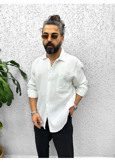 MÜSLİN KETEN GÖMLEK